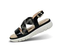 bugatti 435-aqn80, Sandali Donna, Nero Bianco Sporco, 38 EU