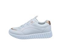 bugatti 445-AI601, Scarpe da Ginnastica Donna, Bianco/Metallici, 40 EU