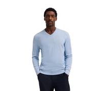 bugatti 7300-95510 Maglione con Scollo a V, Azzurro 320, 3XL Uomo
