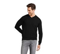 bugatti 7300-95530 Maglione Scollo a V, Nero-290, L Uomo