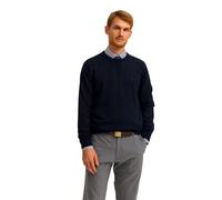 bugatti 7400-85510d Pullover, 390-blu Marino, L Uomo