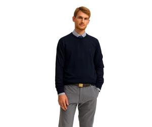 bugatti 7400-85510d Pullover, 390-blu Marino, L Uomo