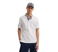 Bugatti 8150-15003e Polo a Maniche Corte, 10-Bianco, L Uomo