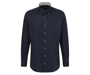 bugatti 9350-68500b Camicia, Blu, S Uomo