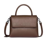 bugatti Almata borsa 2-in-1 con astuccio cosmetico extra, borsa da donna in pelle sintetica, marrone