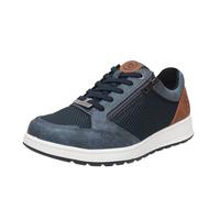 bugatti Uomo Sneaker Casual con Cerniera, Suola Resistente, Blu Scuro, 42 EU