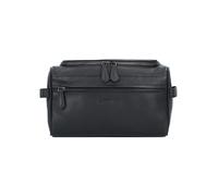 bugatti Bella Borsa da toilette Vera Pelle 28 cm nero