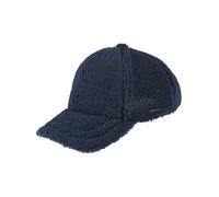 bugatti Berretto da basamento con orsacchiotto, regolazione della dimensione, chiusura a tri-glide, tinta unita, in fibra sintetica, blu navy, Taglia unica