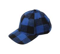 bugatti berretto da baseball con check a blocchi - berretto caldo con fodera in pile - Taglia unica