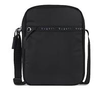 bugatti Blanc DeLight Borsa a tracolla piccola, in tela cerata e nylon, nero