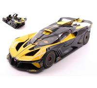 MODELLINO AUTO STATICO BURAGO BUGATTI BOLIDE GIALLO MODELLISMO SCALA 1:18