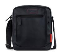 Bugatti Clark Borsa a tracolla nero, pelle, uomo