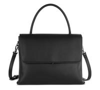 bugatti Ilva Borsa a tracolla da donna M con beauty case, borsa a mano in similpelle, nero