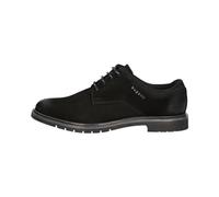 bugatti Business-Derby aus Leder mit Komfortweite, con Lacci Uomo, Nero 1000, 41 EU Larga