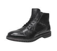 Bugatti Caj - Stivaletto In Pelle Con Cerniera Nero - Uomo Scarpe Stivaletti