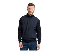 Bugatti - Cardigan Stratificato con Zip Integrale - - Jackets - Uomo - Blu - M