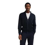 bugatti 7600-95512 Maglione Cardigan, Marina-390, L Uomo
