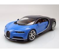 Bugatti Chiron 2016 Blu Scuro Sportwagen Modello 1:18 Die-Cast Bburago