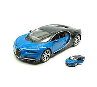 BUGATTI CHIRON 2016 BLUE/BLACK 1:24 - Maisto - Auto Stradali - Die Cast - Modellino