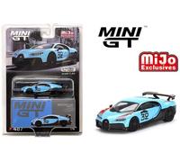 BUGATTI Chiron Pur Sport - #32 "Grand Prix" - blue - Mini GT 1:64