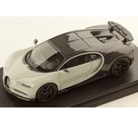 BUGATTI CHIRON SPORT con ALETTONE APERTO GRIGIO CARB/GRIGIO CH. Looksmart LS490C