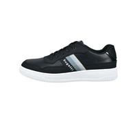 bugatti Cleaner Capsole Sneaker mit Logo An der Seite, Scarpe da Ginnastica Uomo, Nero 1000, 44 EU