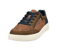 bugatti Cleaner Capsole Sneaker mit Reißverschluss An der Seite, Scarpe da Ginnastica Uomo, Cognac, 40 EU