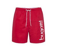 bugatti® - Costume da Bagno da Uomo, Colore Blu Marino, Turchese o Nero Rosso (Tomato Red) XXXXXXL