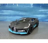 Bugatti Divo 1:43 Grigio/Blu Modellino Auto Giocattolo - Personale Compleanno
