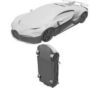 Bugatti Divo 2019 Modello Scala 1:10 Auto Pista Francese Kit Stampato