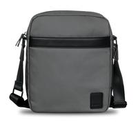 bugatti Domani 2.0 borsa a tracolla 11" con scomparto per laptop, unisex crossbody in similpelle, grigia