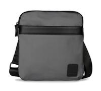 bugatti Domani 2.0 borsa a tracolla unisex con finiture in similpelle, borsa a spalla grigia