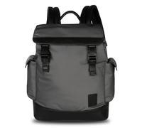 bugatti Domani 2.0 zaino 15" con scomparto per laptop, zaino unisex in similpelle, grigio