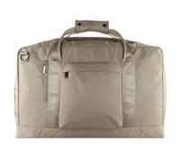 bugatti Elia borsa da viaggio da uomo in nylon, weekender pieghevole con scomparto per laptop da circa 17", taupe