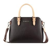 bugatti Ella Borsa da donna, borsa bowling media in similpelle, marrone