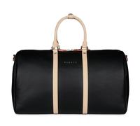 bugatti Ella borsa da viaggio S in ecopelle - borsa da weekend compatta con tracolla, nera