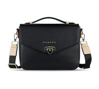 bugatti Ella Classic Bag da donna, borsa a tracolla in pelle sintetica, borsa a mano -Nera