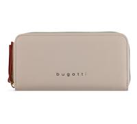 bugatti Ella Ladies Zip Around Wallet Beige