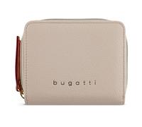 Bugatti Ella portafoglio piccolo da donna, portamonete in pelle sintetica, portafoglio da donna, beige