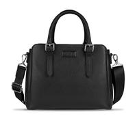 bugatti Elsa Borsa a mano da donna in pelle, borsa con manico e tracolla extra, nero