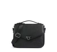 Bugatti Elsa Classic Bag, Borsa in pelle da donna, borsa da donna con tracolla, nero