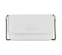 bugatti Elsa Set di borse da donna in pelle 3, piccola borsa a tracolla con portacarte e portachiavi, bianca