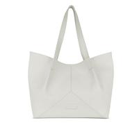 bugatti Elsa Shopper in pelle da donna, borsa con beauty case extra, bianco