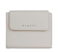 bugatti Emilia Portafoglio compatto in pelle da donna con protezione RFID - Crema