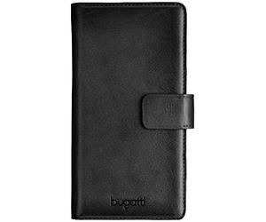 BUGATTI Flip Cover Custodia in Pelle Universale Colore Nero