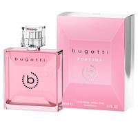 bugatti FORTUNA Profumo da donna 60 ml, Eau de Parfum fruttato da donna con flacone di vetro dichiarato, combinazione vivente di mango, pesca, gelsomino, muschio e legno di sandalo, profumo sicuro di