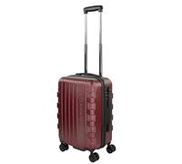 bugatti Galatea valigia rigida 55x38x23,5 cm - 38L, 4 ruote con chiusura a combinazione TSA, rosso
