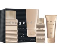 BUGATTI Iconiq Gold Set regalo da uomo (Eau de Toilette 100 ml + Gel doccia 200