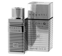 bugatti Iconiq Platinum Edition 100 ml I Eau de Toilette da uomo con legno di cedro, lavanda e patchouli, aromatico e sicuro di sé, profumo da uomo potente con note legnose Ambra
