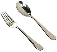 Bugatti, IN - 069N11/12, Set di posate Siena in acciaio, 30,5 x 14 x 3 cm, Argento, 2 pezzi